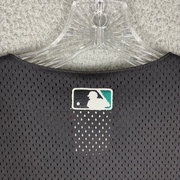 Vtg Majestic Arizona Diamondbacks Jersey Men’s 2XL Black Mesh MLB 90s USA - Picture 9 of 11